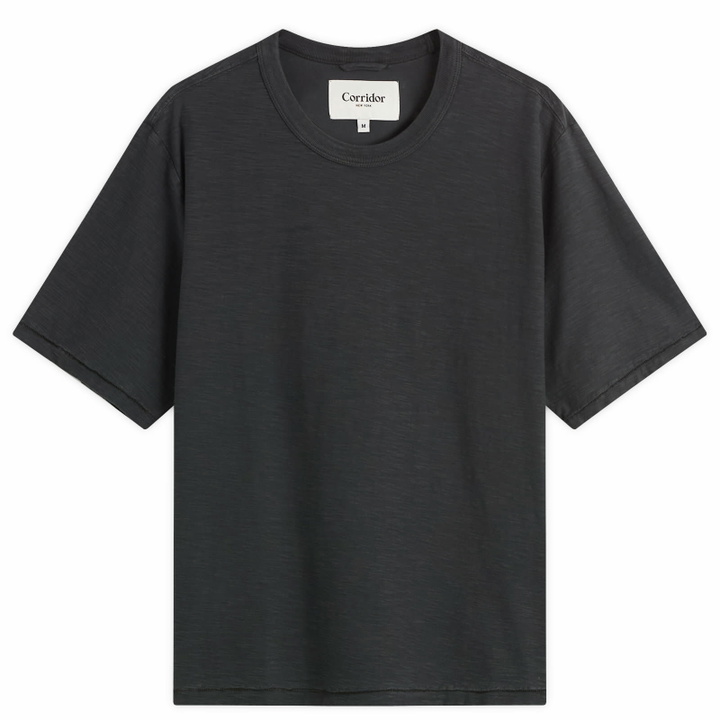 Photo: Corridor Men's Slub T-Shirt in Black
