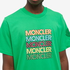 Moncler Men's Genius Dot Logo T-Shirt in Green