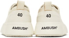 AMBUSH Off-White Leather Sneakers