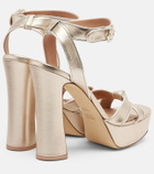 Malone Souliers Rudi 130 leather platform sandals
