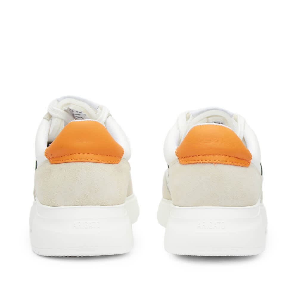 Axel Arigato Men's Genesis Vintage Runner Sneakers in White/Orange/Green