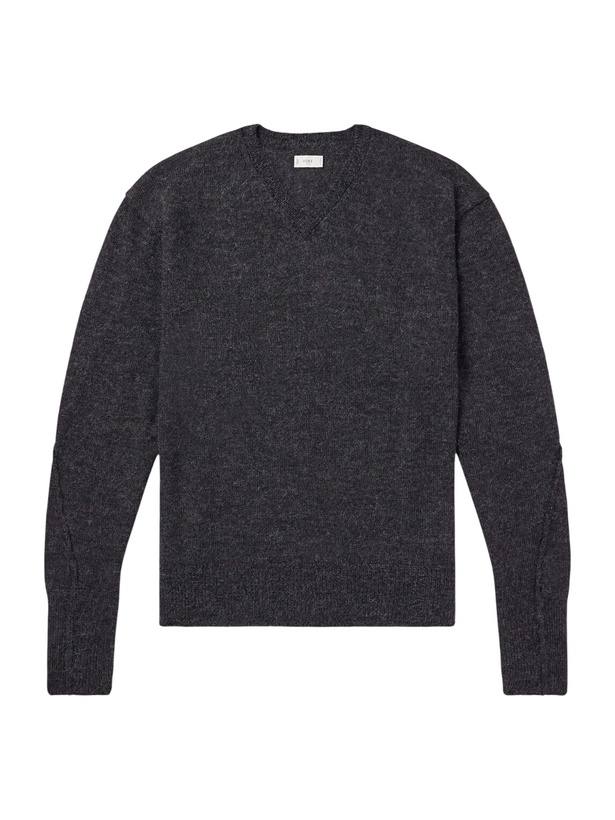 Photo: YOKE - Alpaca Sweater - Gray