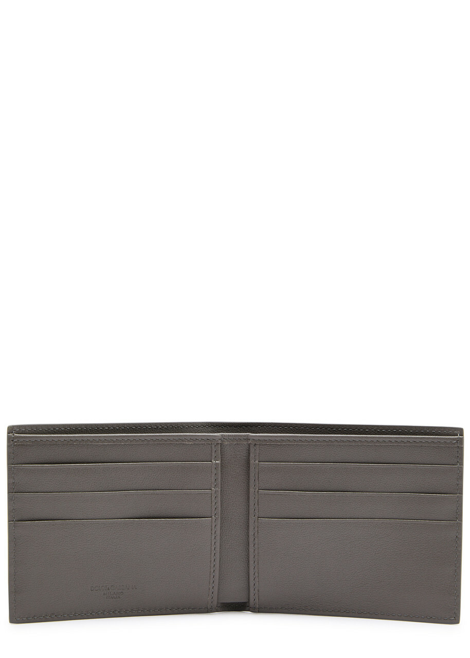 Dolce & Gabbana Logo-print Leather Wallet - Grey - One Size