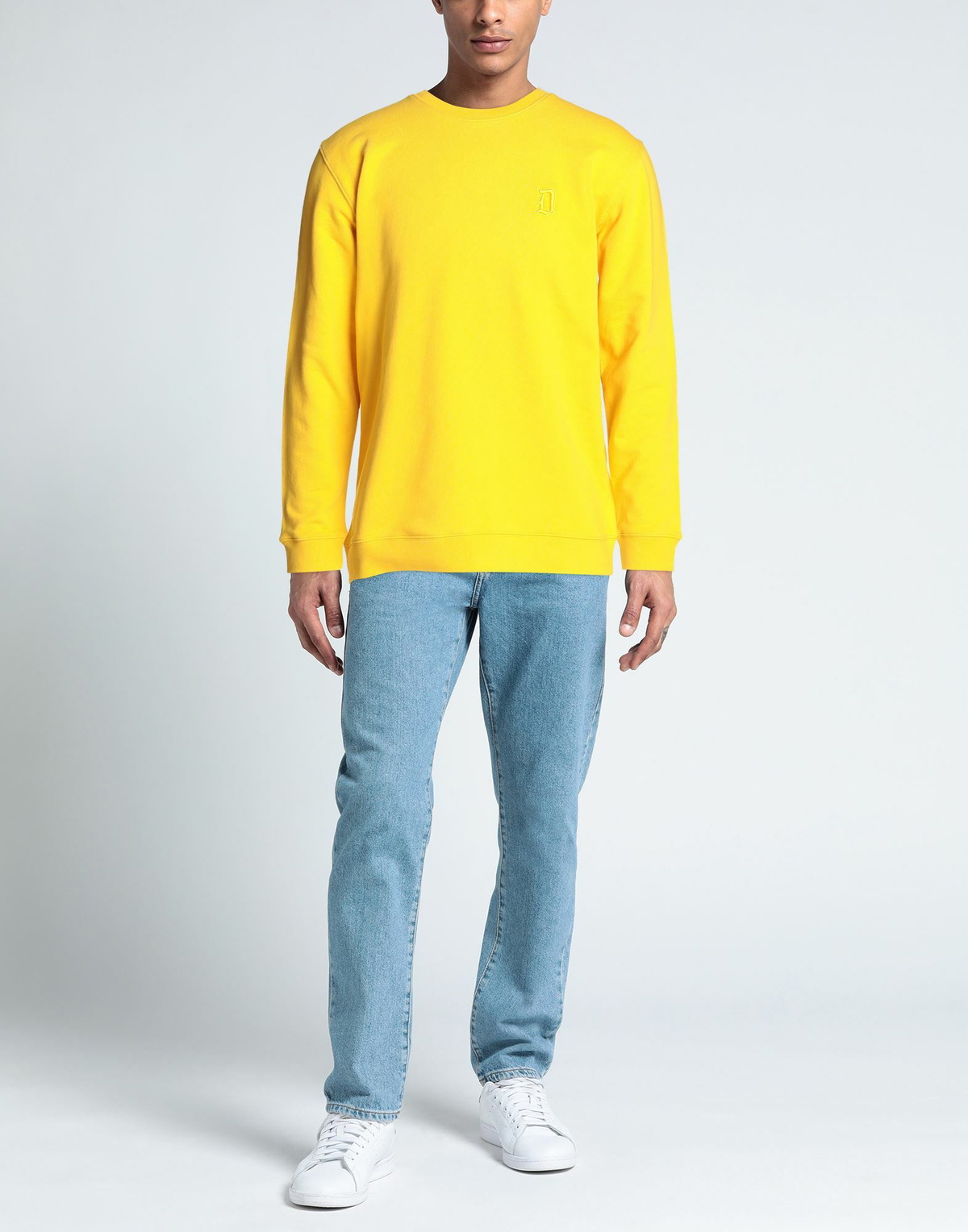 Dondup Mens Sweatshirt in Yellow