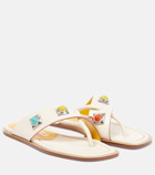 Etro - Embellished leather sandals