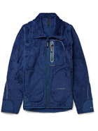 And Wander - Shell-Trimmed Polartec High Loft Fleece Jacket - Blue