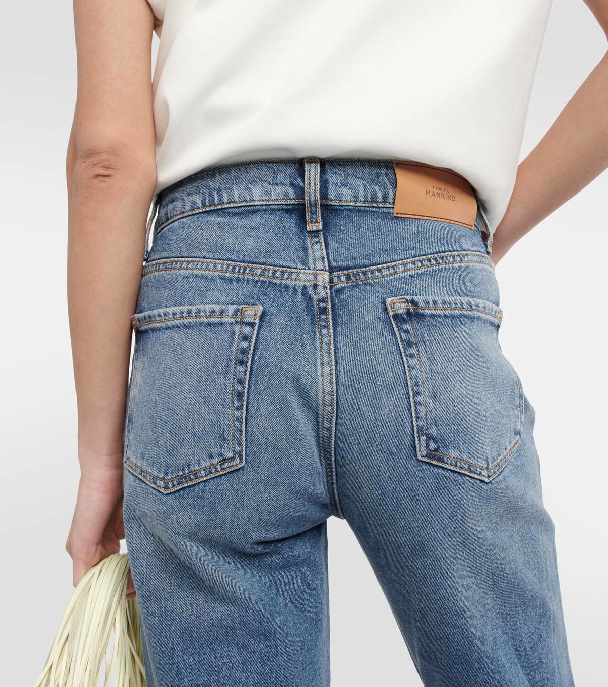 7 For All Mankind Logan Stovepipe straight jeans