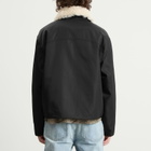 Cole Buxton Men's High Pile Collar Cargo Jacket in Black