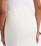 Roland Mouret Crêpe midi skirt