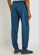 John Smedley Henning Merino Wool Sweatpants Blue