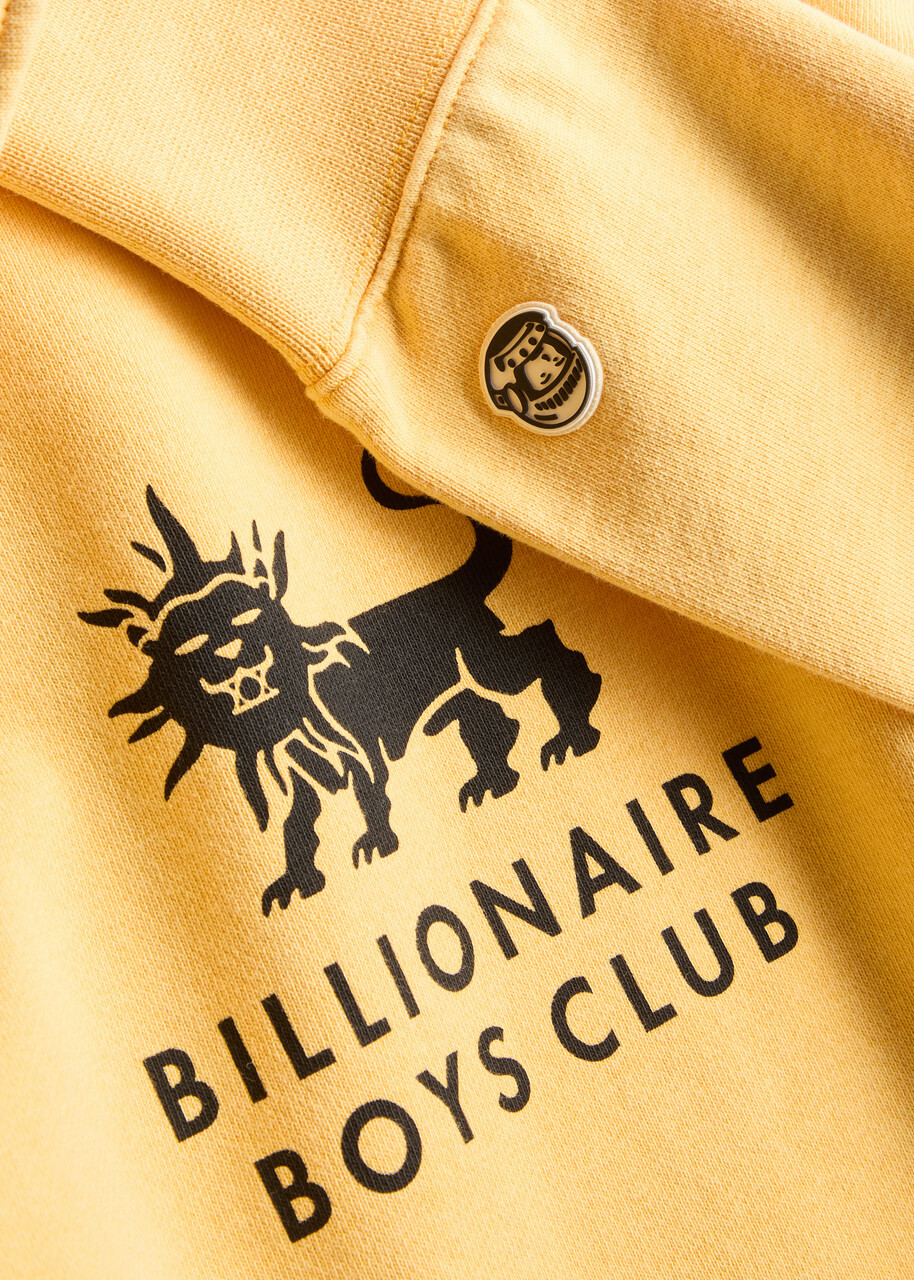 Billionaire Boys Club Lion Cotton Quarter-zip Sweatshirt Yellow