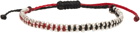 Paul Smith Black & Red Beaded Bracelet
