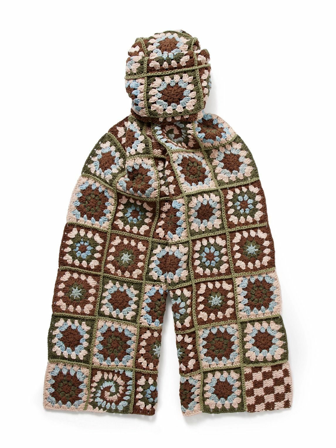 Story Mfg. - Piece Crocheted Organic Cotton Scarf Story Mfg. Story Mfg. - Piece Crocheted Organic Cotton Scarf Story Mfg.