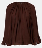 Johanna Ortiz Silk georgette blouse