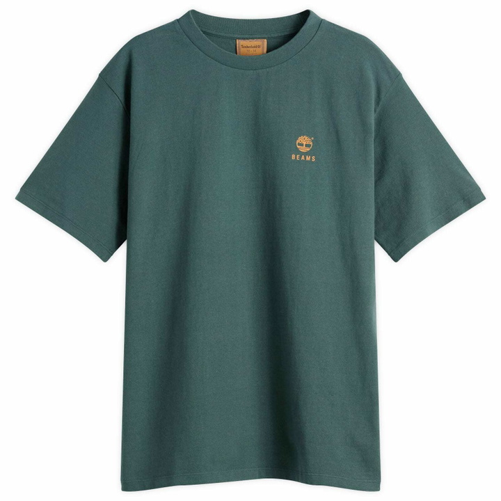 Photo: Timberland Men's x Beams T-Shirt in Green Gables