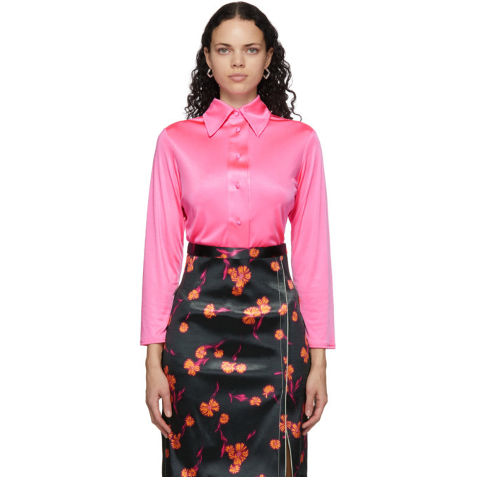 Meryll Rogge Pink Fluid Shirt