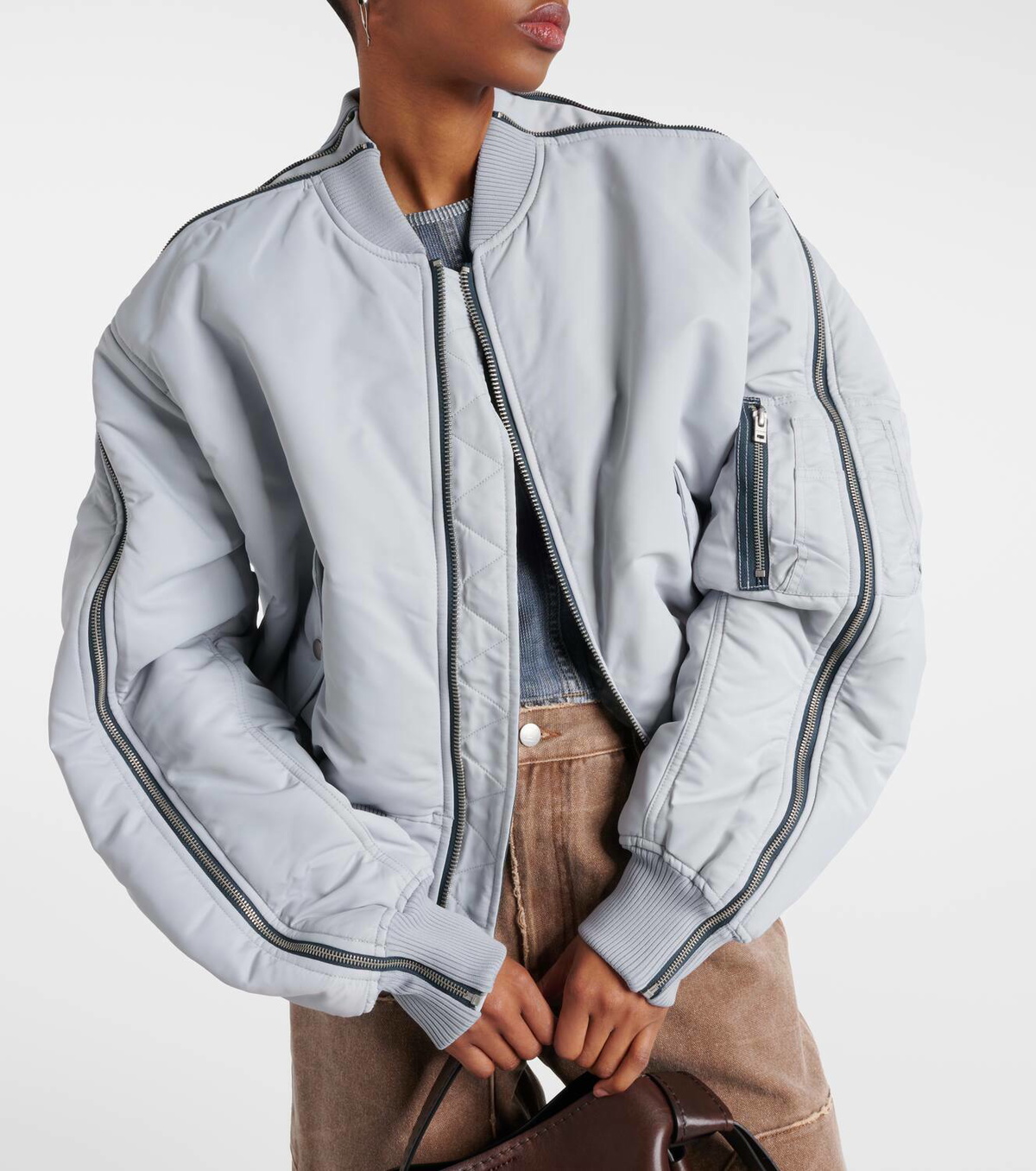 【専用】OUAT MIXED GRAY  BOMBER Acne Studios Onad oversized bomber jacket Acne Studios