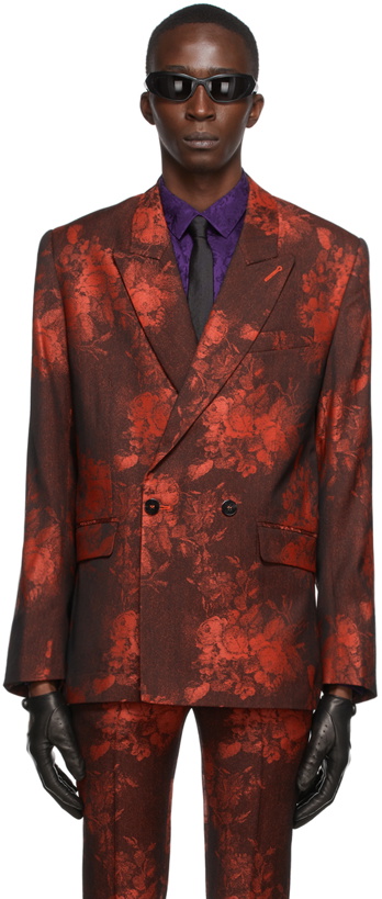 Photo: Ernest W. Baker Red Virgin Wool Blazer