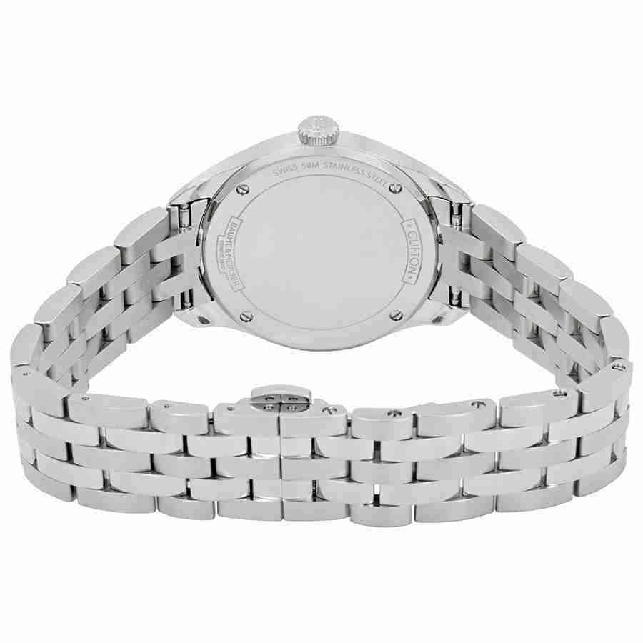 Baume and Mercier Clifton Mother of Pearl Dial Ladies Watch 10176