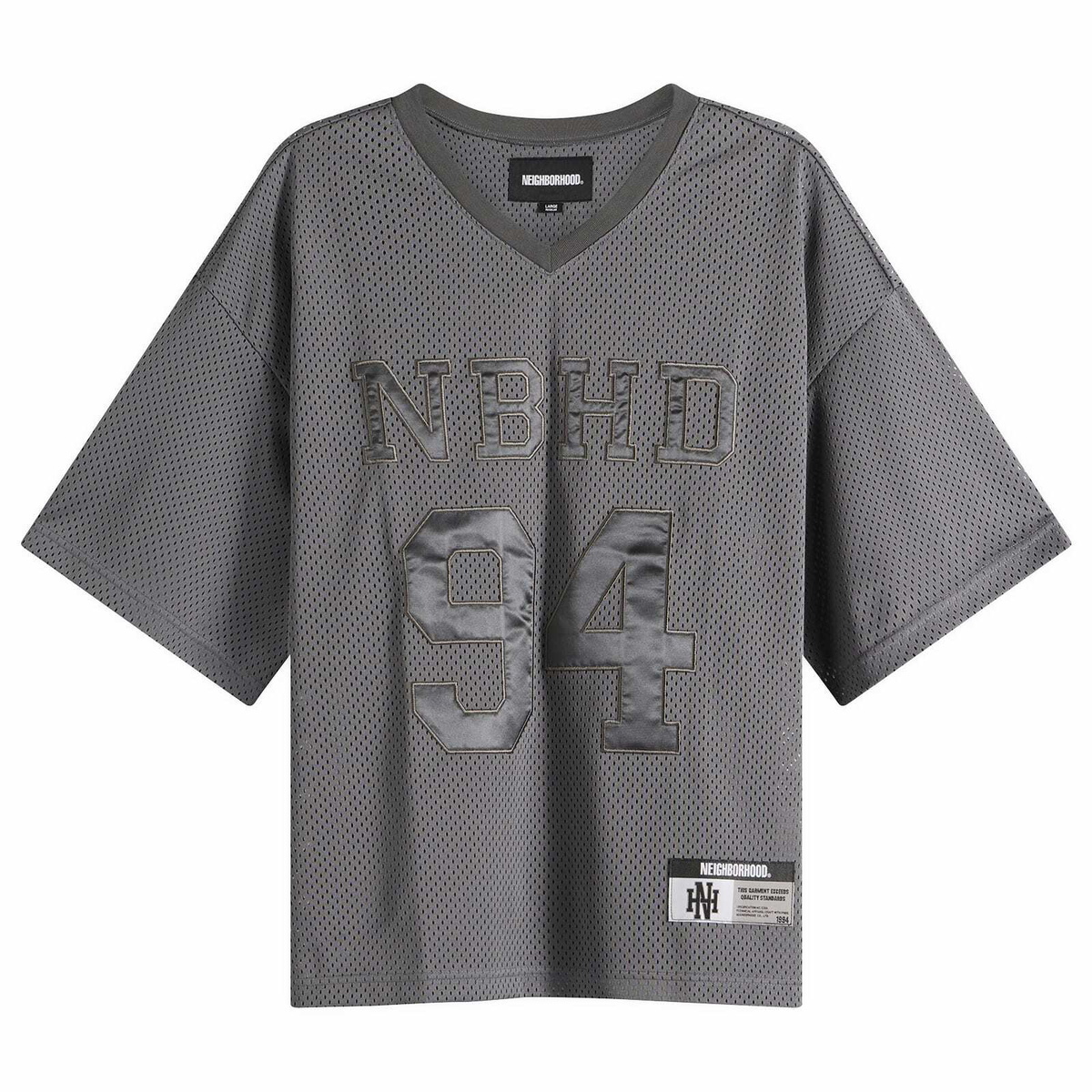 Neighborhood Men's Mesh Hockey Shirt in Gray