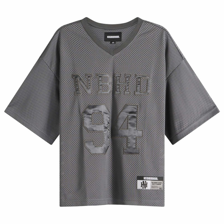 Photo: Neighborhood Men's Mesh Hockey Shirt in Gray