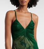 Johanna Ortiz Nuestra Tierra printed jersey midi dress
