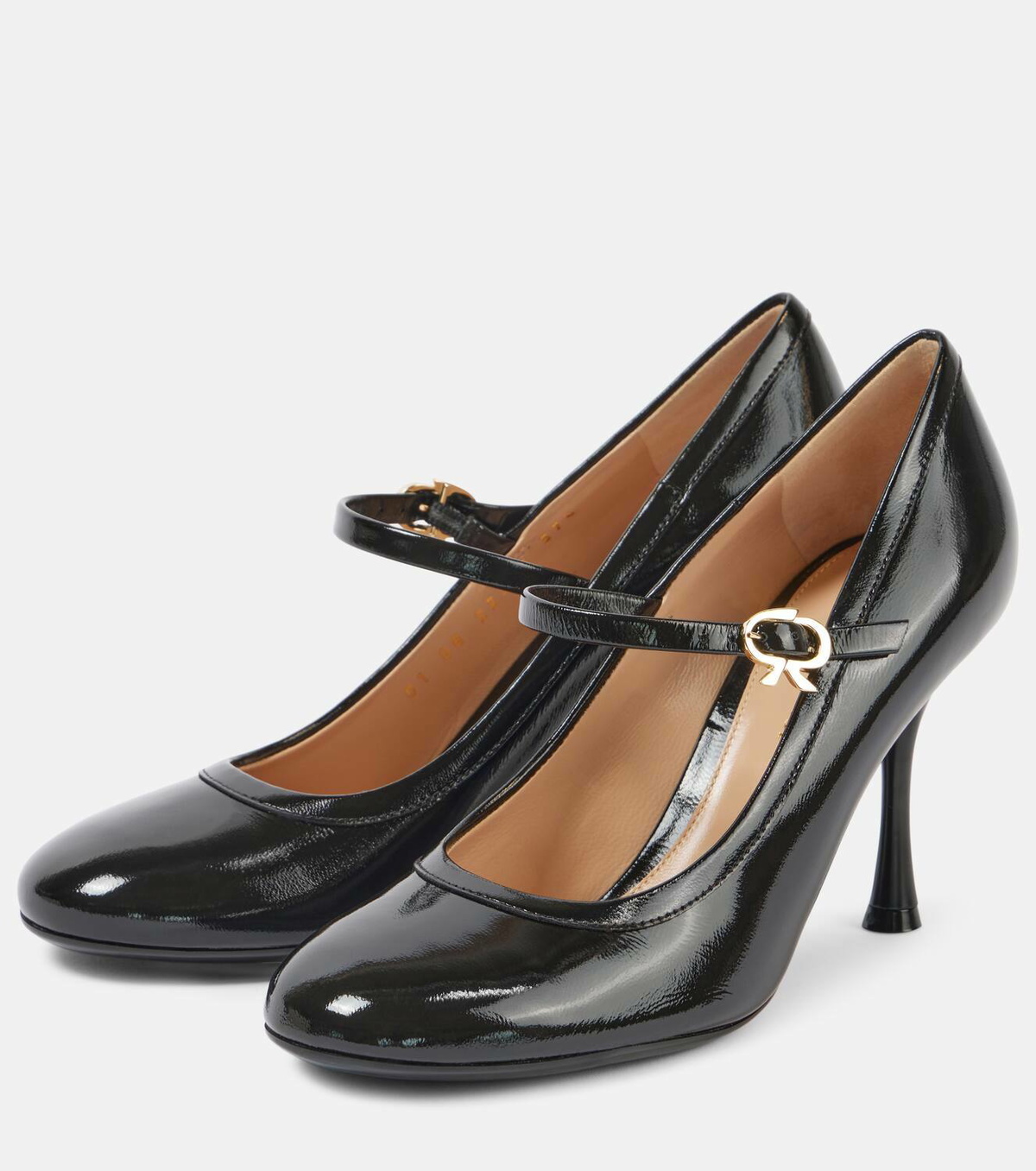 Gianvito Rossi Carla 85 patent leather Mary Jane pumps Gianvito Rossi