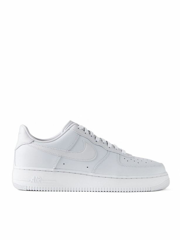 Photo: Nike - Air Force 1 '07 Fresh Leather Sneakers - Gray