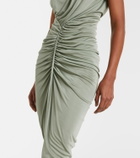 Rick Owens Lilies Shailee ruched one-shoulder gown