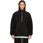 Rick Owens Drkshdw Black Pullover Windbreaker Jacket