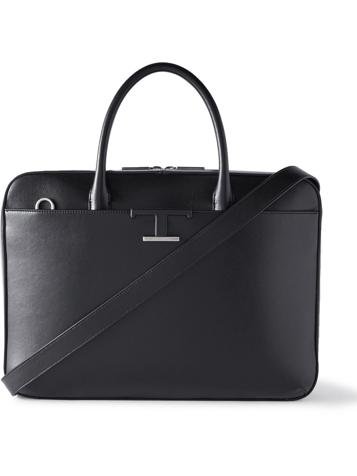 Tod's - Logo-Appliquéd Leather Briefcase Tod's