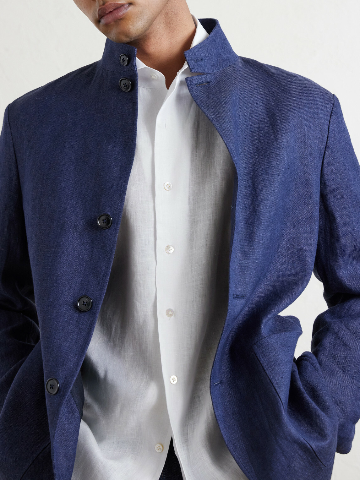 De Petrillo - Linen Shirt - White