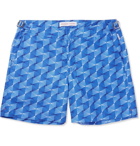 Orlebar Brown - Bulldog Mid-Length Printed Swim Shorts - Men - Blue