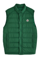 Moncler Barthe Quilted Shell Gilet Green