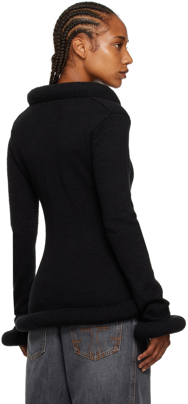 JW Anderson Black Bumper Sweater JW Anderson