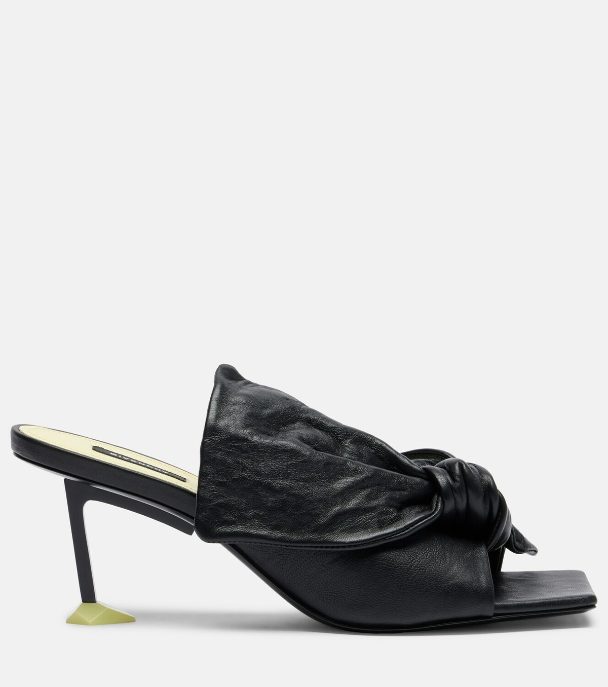 Givenchy Boudoir Bow leather mules