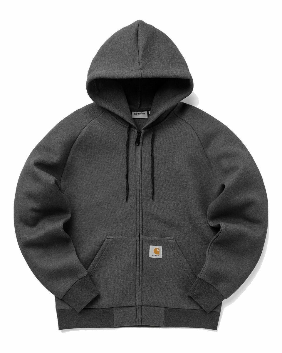 Photo: Carhartt Wip Light Lux Hooded Jacket Grey - Mens - Zippers