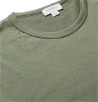 Sunspel - Pima Cotton-Jersey T-Shirt - Men - Army green