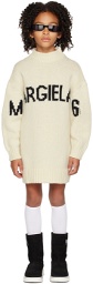 MM6 Maison Margiela Kids Off-White Mock Neck Dress