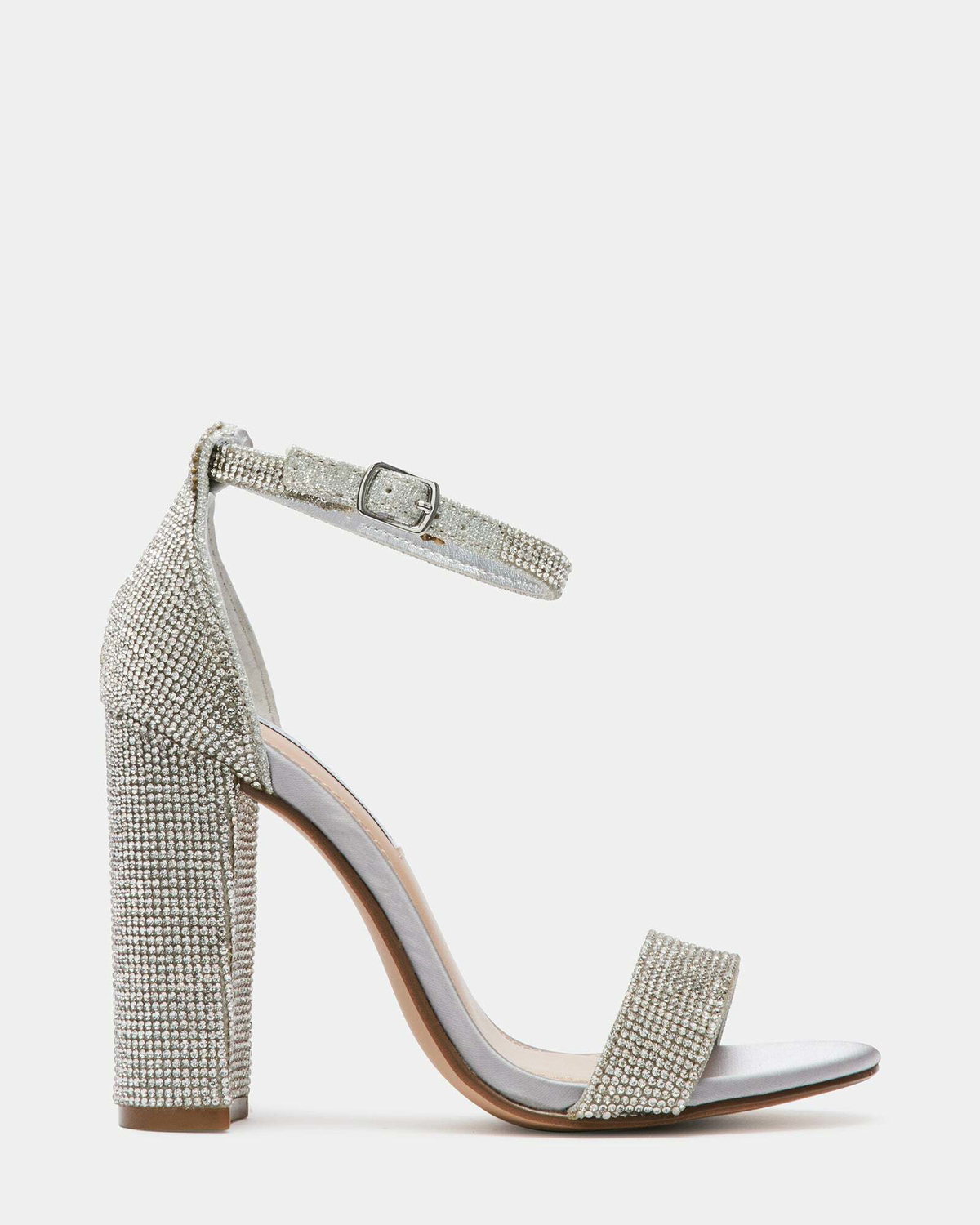 Steve Madden Carrsonrr Heels in Silver