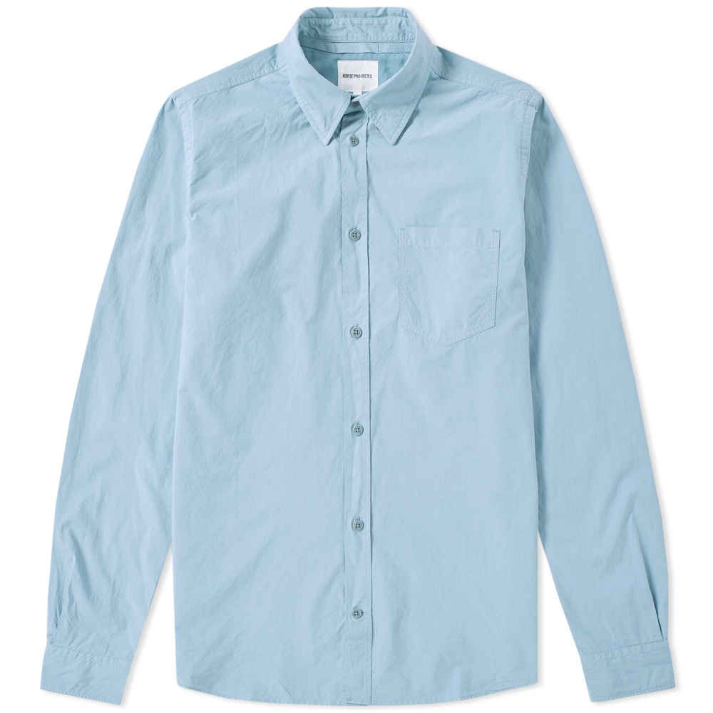 Norse Projects Anton Garment Dyed Poplin Shirt Norse Projects