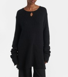 Calvin Klein Collection Cotton, silk, and cashmere sweater