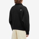 66° North Men's Vonarstraeti Zip Cardigan in Black
