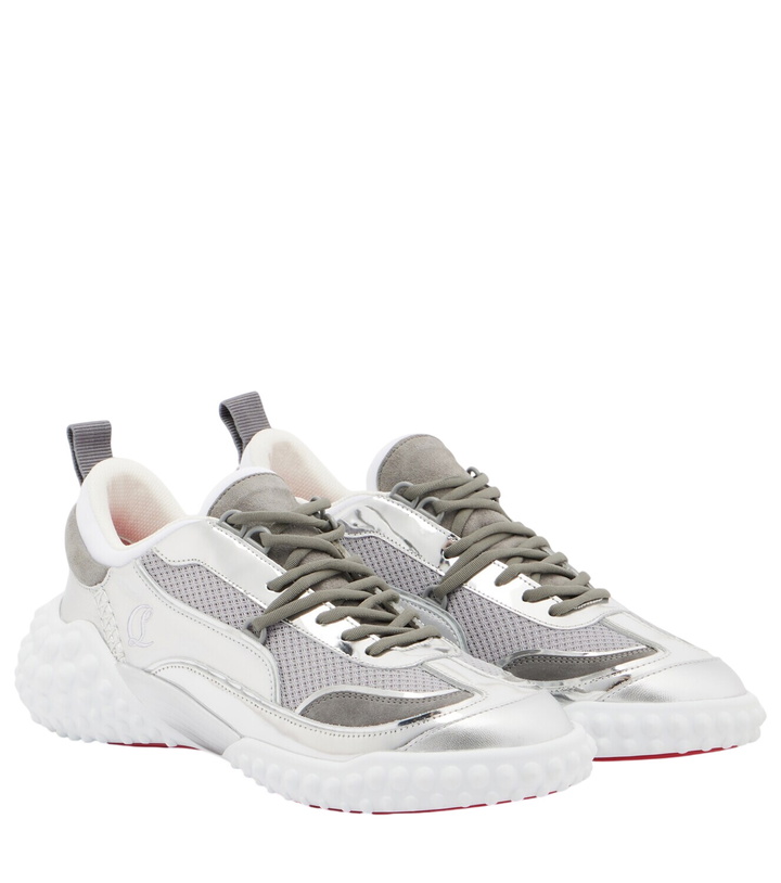 Photo: Christian Louboutin Mara suede and mesh sneakers