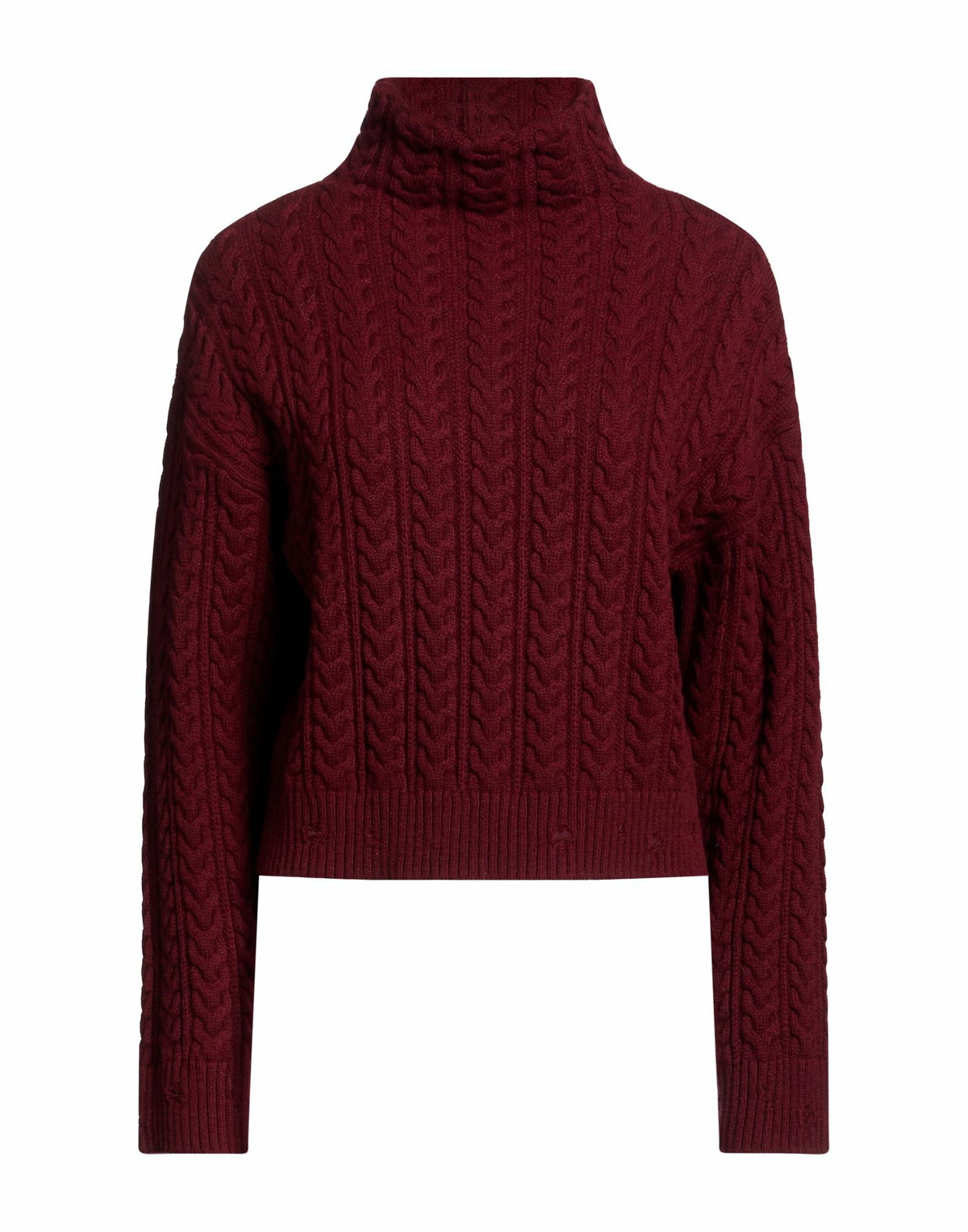 Laneus Womens Turtleneck Burgundy
