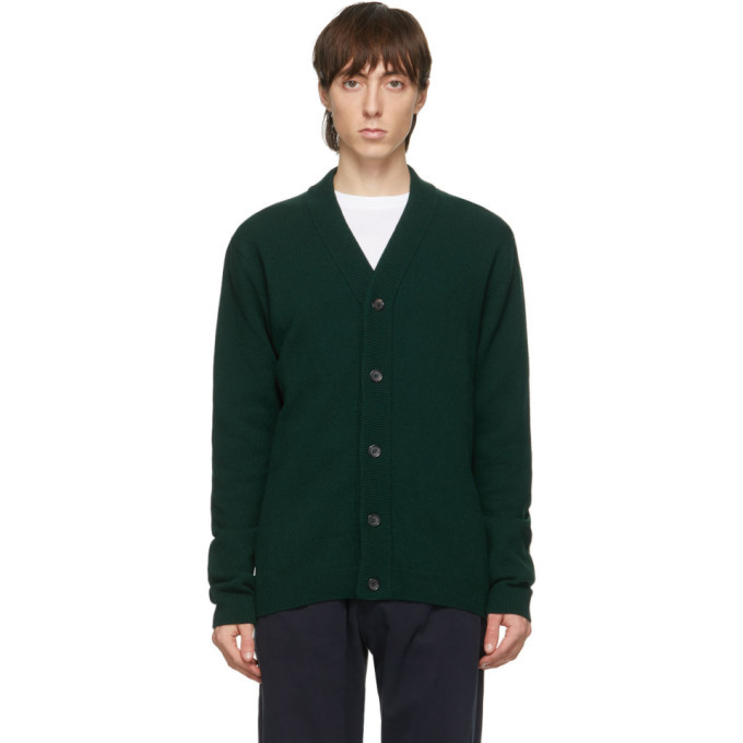 Photo: PS by Paul Smith Green Merino Wool Cardigan