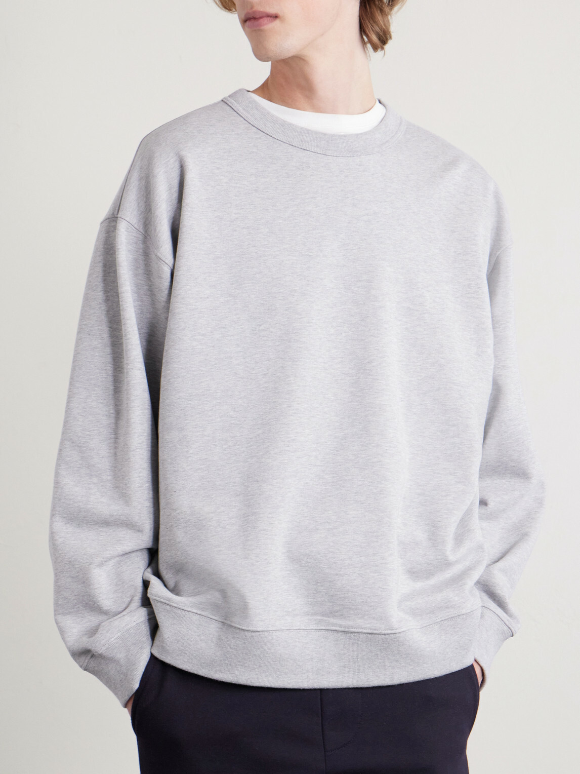 Dries Van Noten - Cotton-Jersey Sweatshirt - Gray