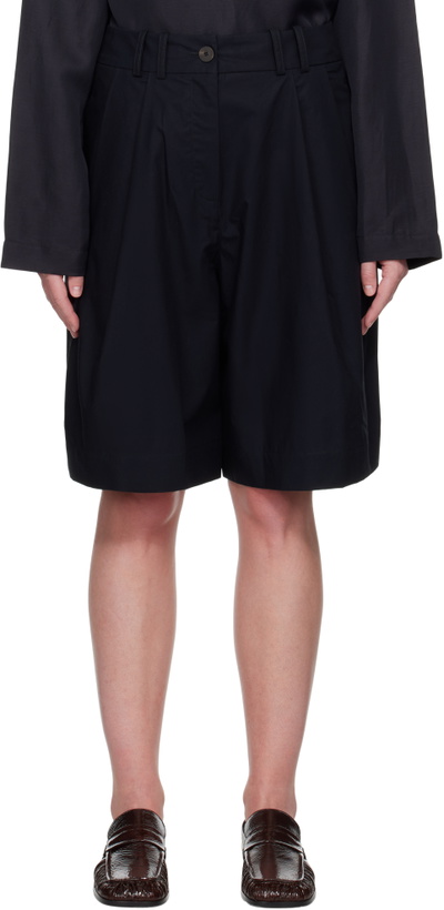 Photo: Studio Nicholson Navy Cito Shorts