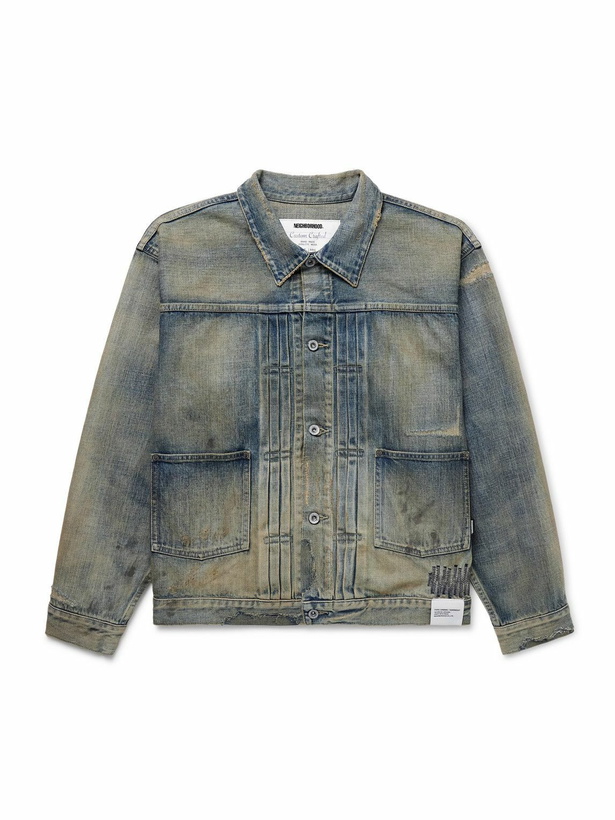 Photo: Neighborhood - Savage Type-1 Denim Jacket - Blue