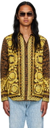 Versace Yellow Baroccodile Shirt